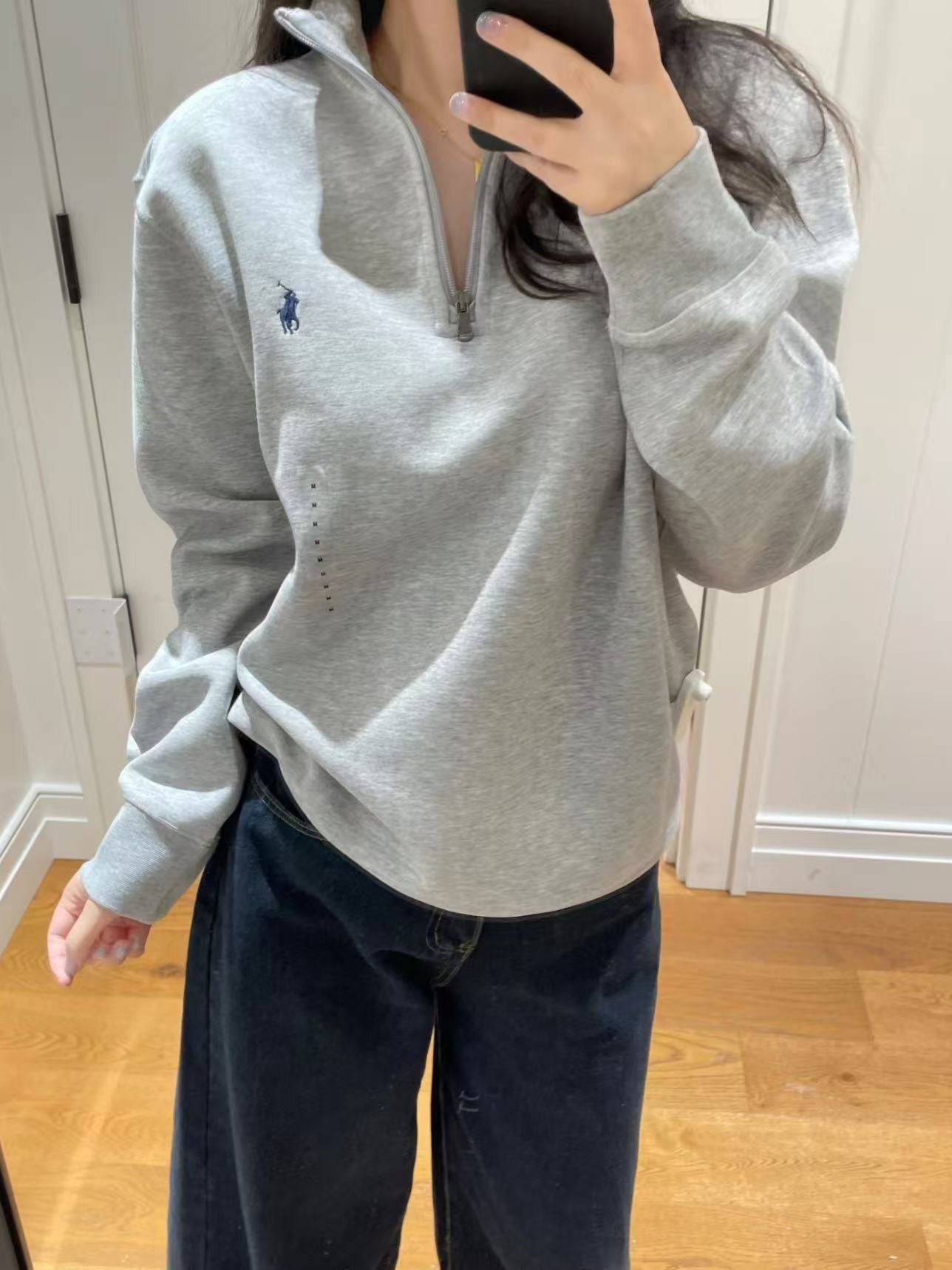Polo Quarter Zip Sweater